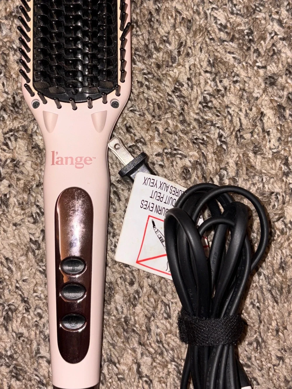 Lange Heated Hairbrush for Straightening